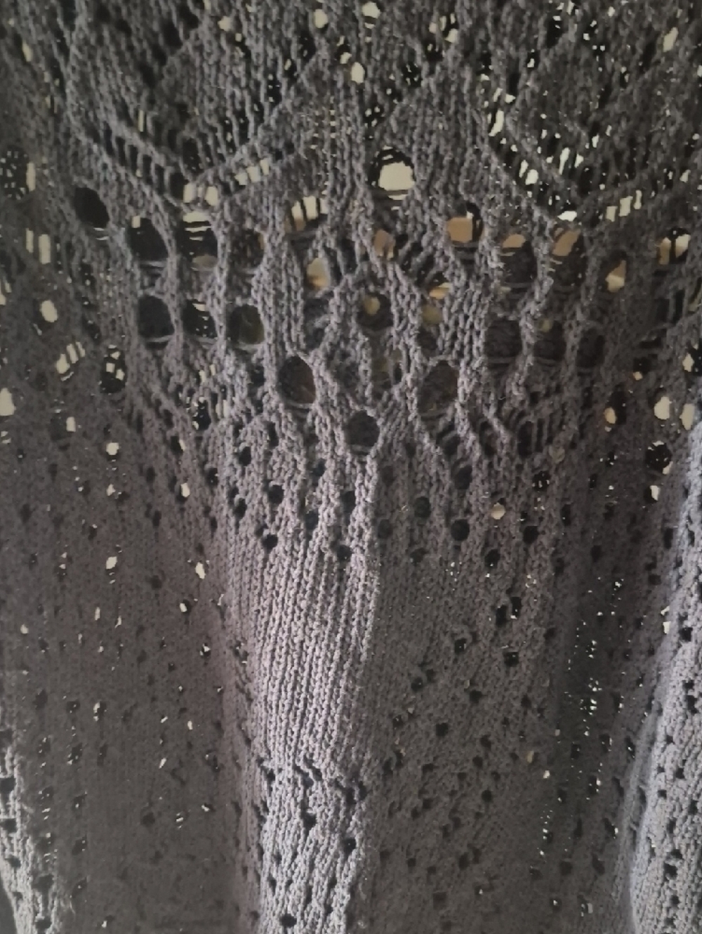 Free People Black Openwork Scoopneck Crochet Sweater - Picture 4 of 11